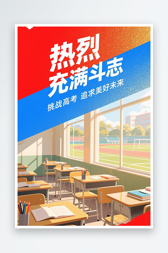 一張高考加油海報圖片