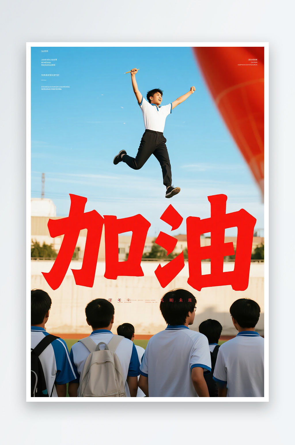 一張高考加油海報圖片素材