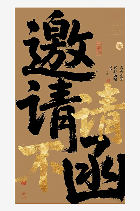 邀请函图片设计素材