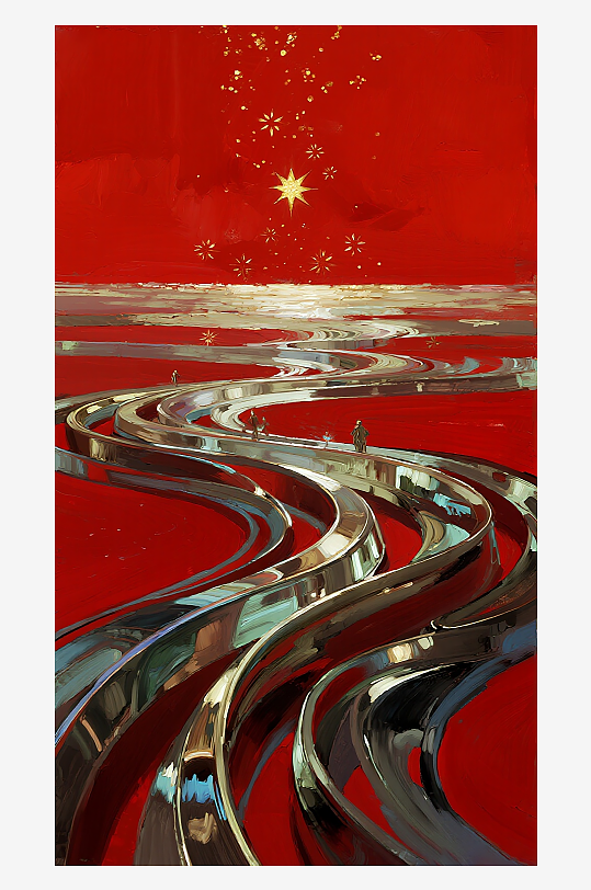 整体红色背景素材
