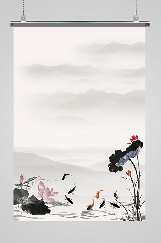 字画背景画图片-字画背景画素材下载-众图网