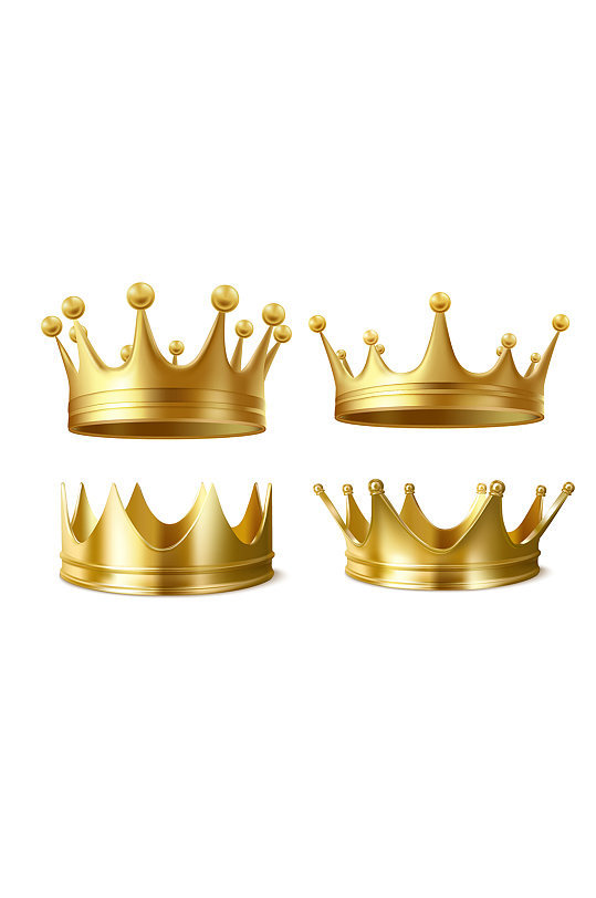 黄金沙皇英式贵族皇冠设计元素