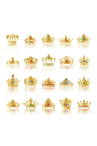 黄金皇冠贵族皇冠设计元素