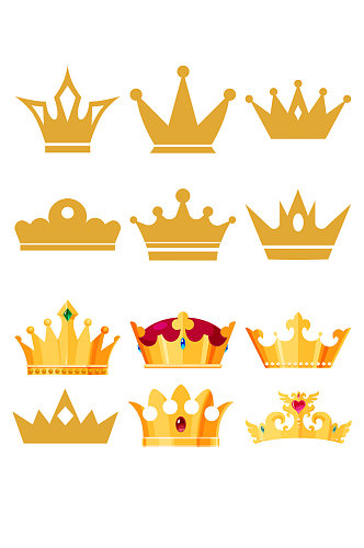 皇冠素材高贵皇冠设计元素