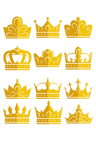 贵族皇冠黄金皇冠设计元素