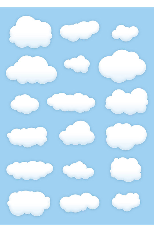 卡通天空元素-卡通天空元素图片-卡通天空元素素材下载-众图网