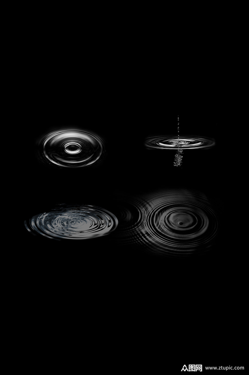 水纹波纹水滴免扣元素