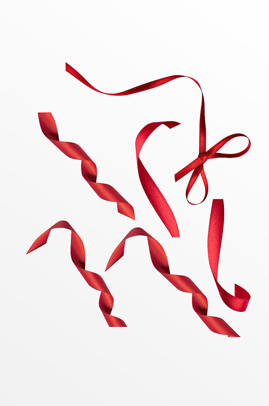 红色丝带元素-红色丝带元素图片-红色丝带元素素材下载-众图网