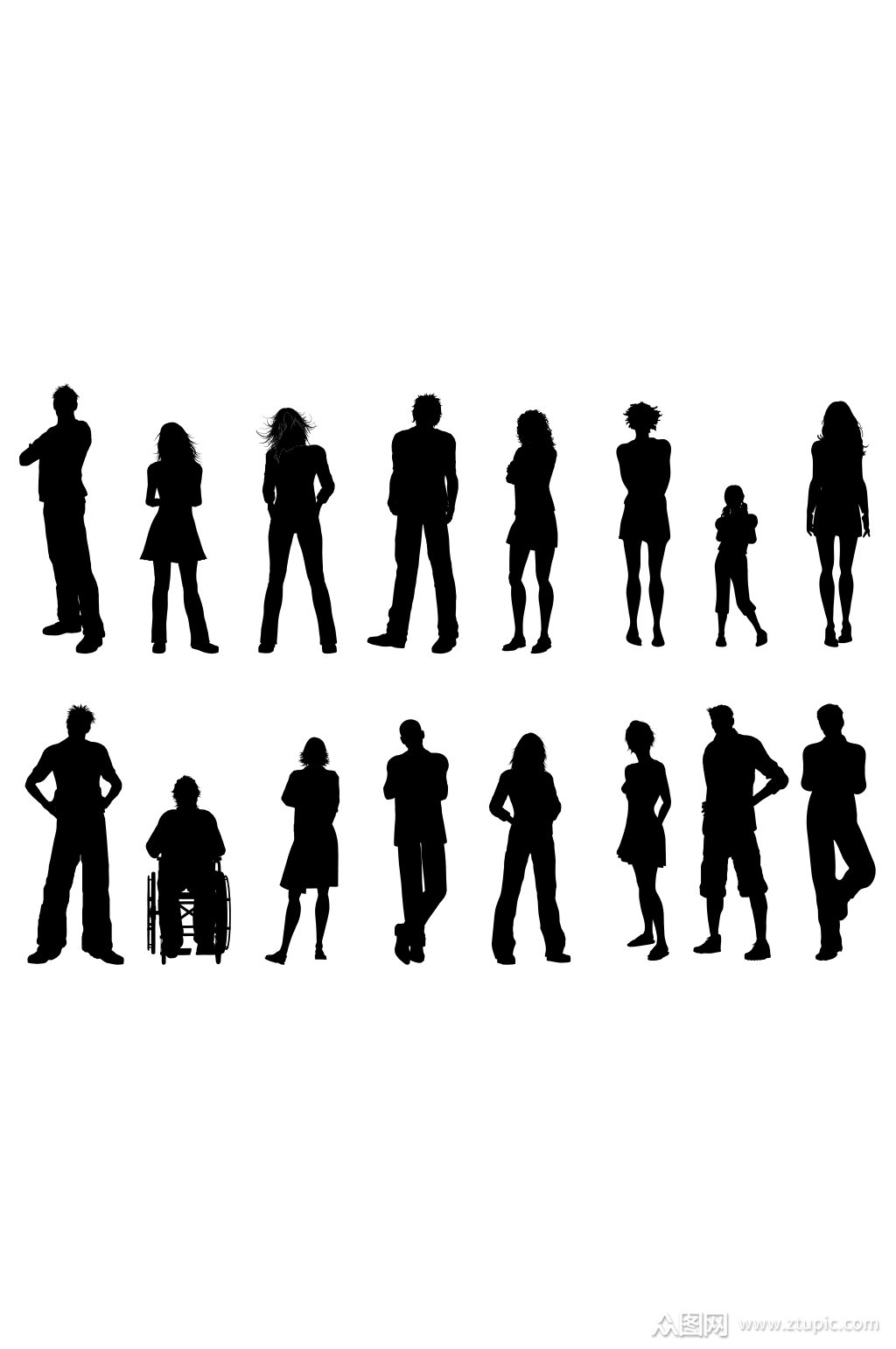 矢量人物元素设计模板下载-编号2264777-众图网