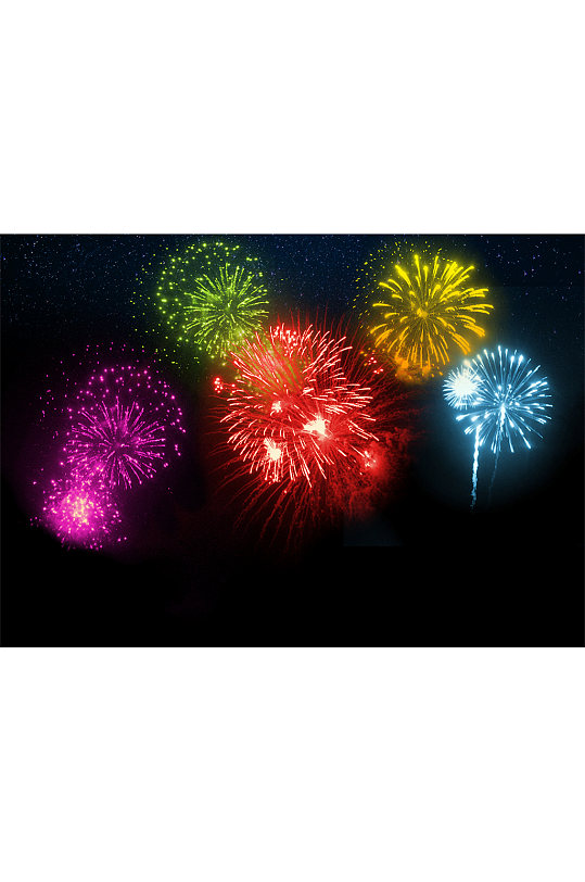 烟花礼花素材设计