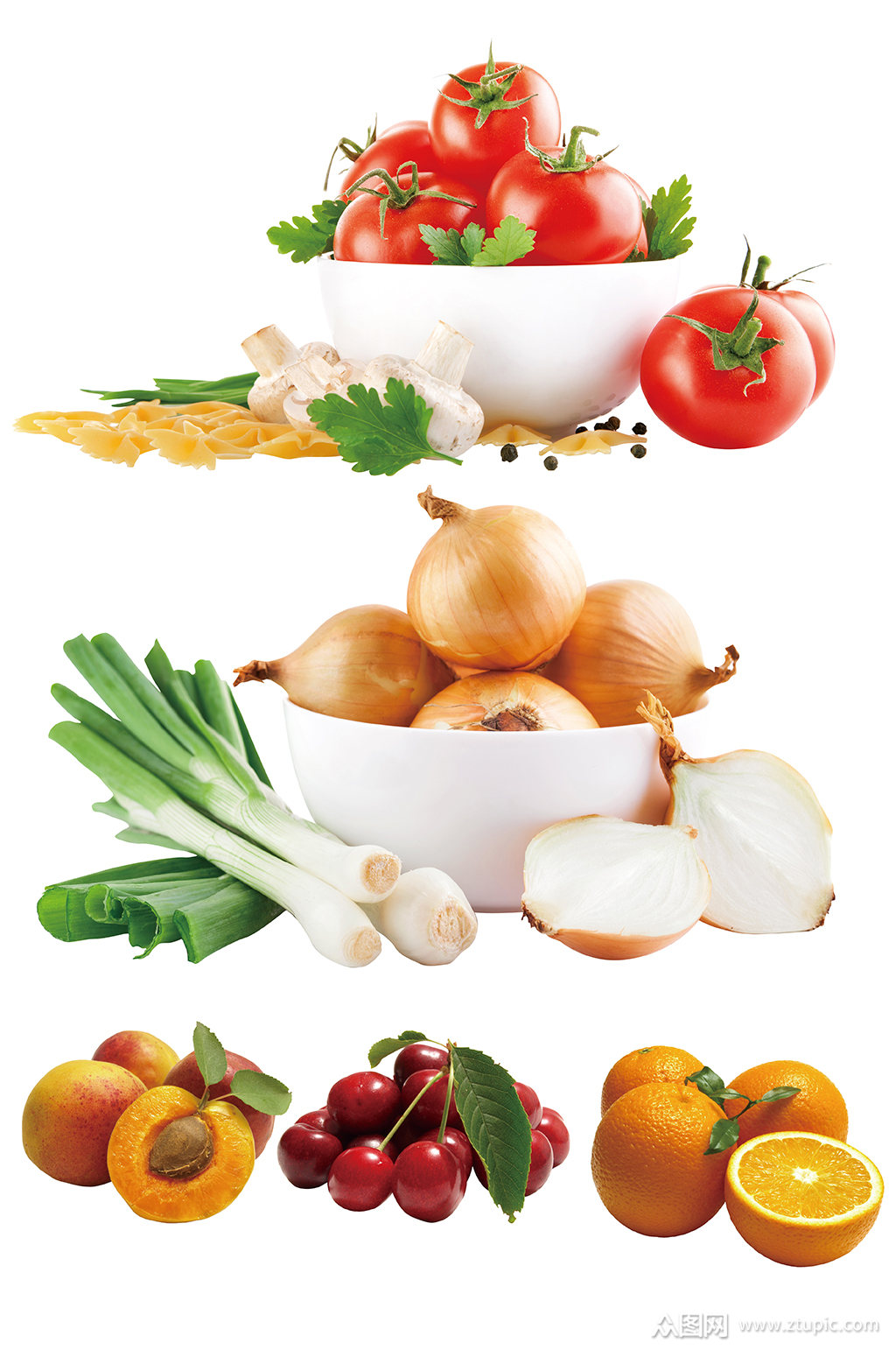 免扣西红柿水果橙子素材