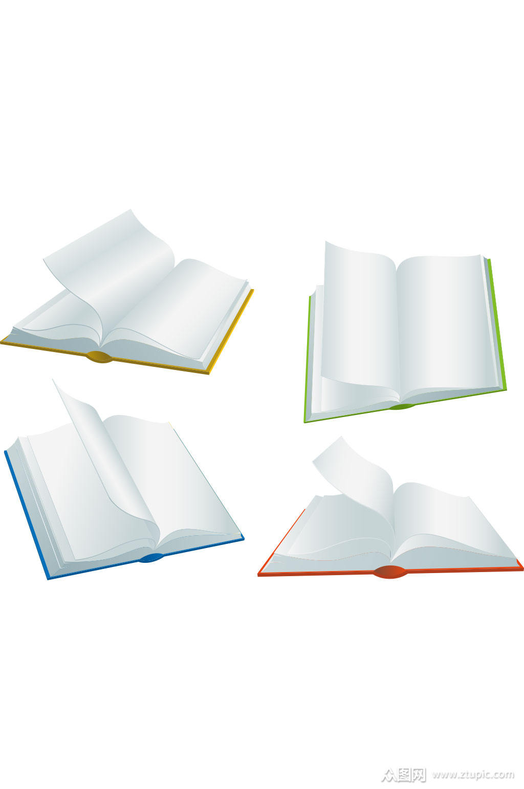 简约免扣书本素材设计模板下载-编号2528702-众图网