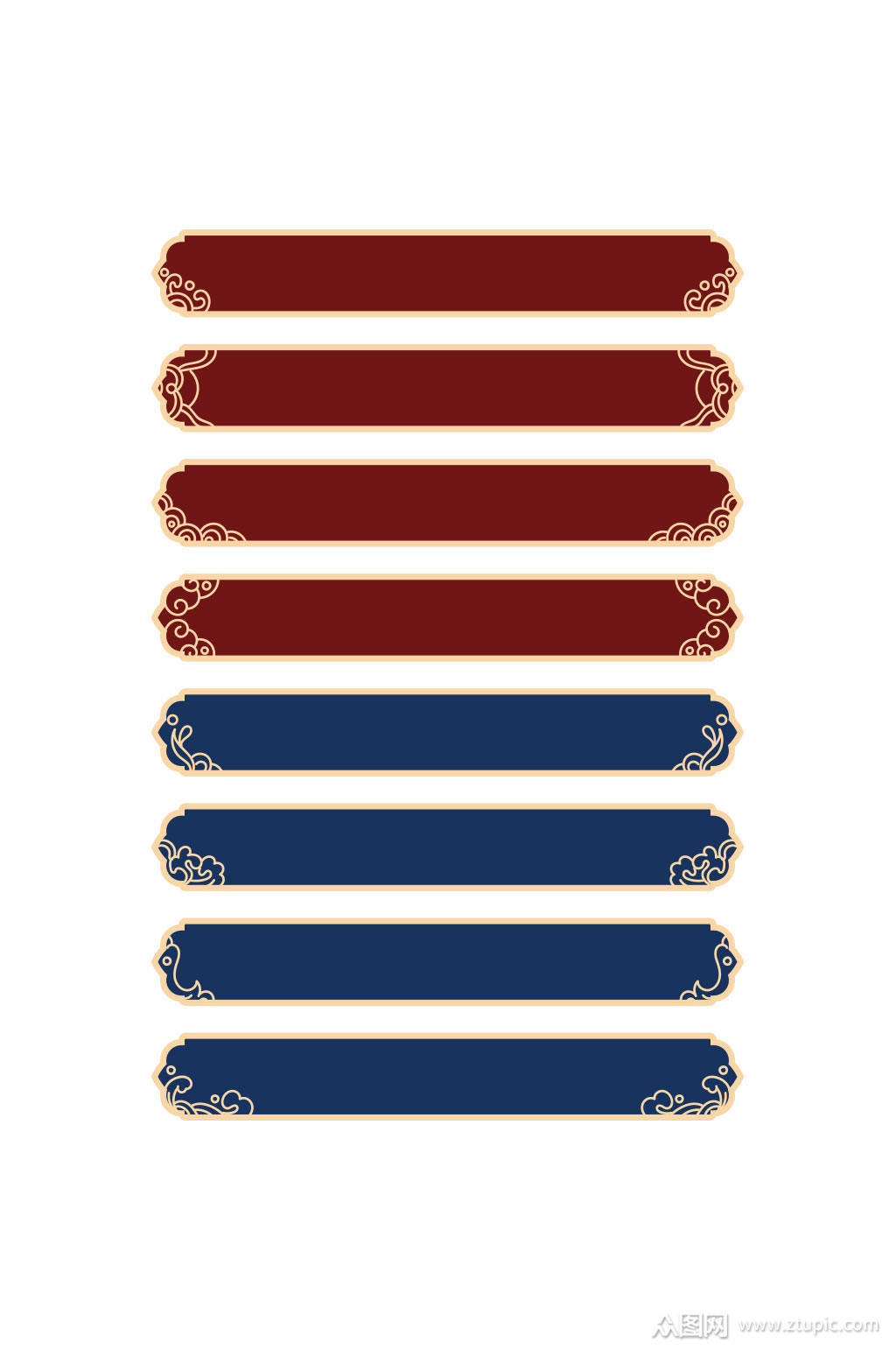 中式标题栏标签栏设计素材模板下载-编号2527960-众图网