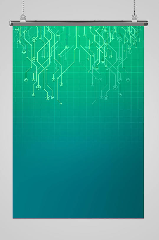高端科技线路背景设计