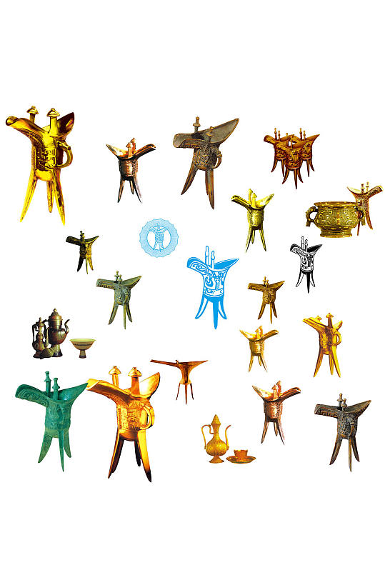 免扣酒樽元素设计