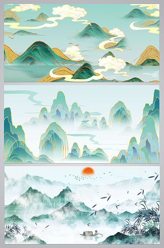 中式复古中国风背景素材