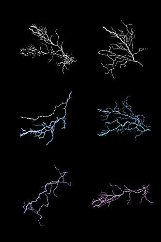 闪电雷电素材设计