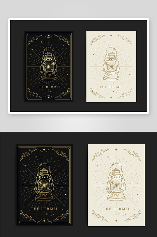 神秘卡牌设计素材-众图网
