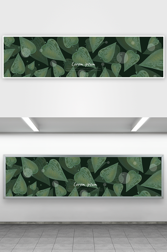 矢量树叶叶片纹理背景-众图网