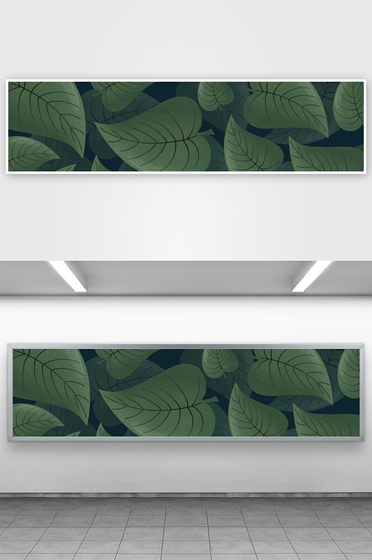 矢量树叶叶片纹理背景素材-众图网