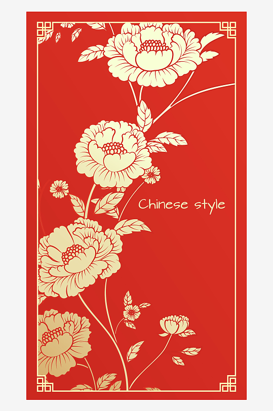 马年新年喜庆底纹背景-众图网