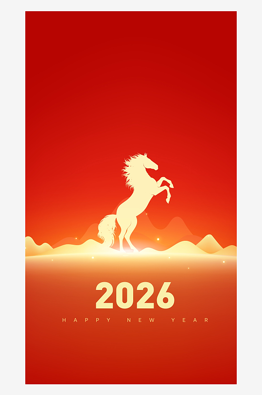 马年喜庆底纹背景模板-众图网