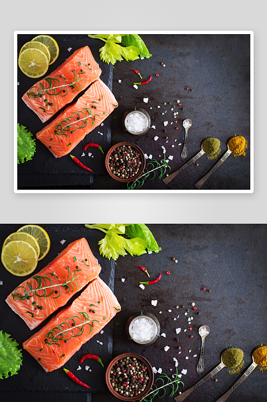 三文鱼高清图片素材-众图网