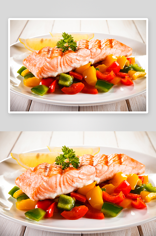 三文鱼美食高清图片素材-众图网