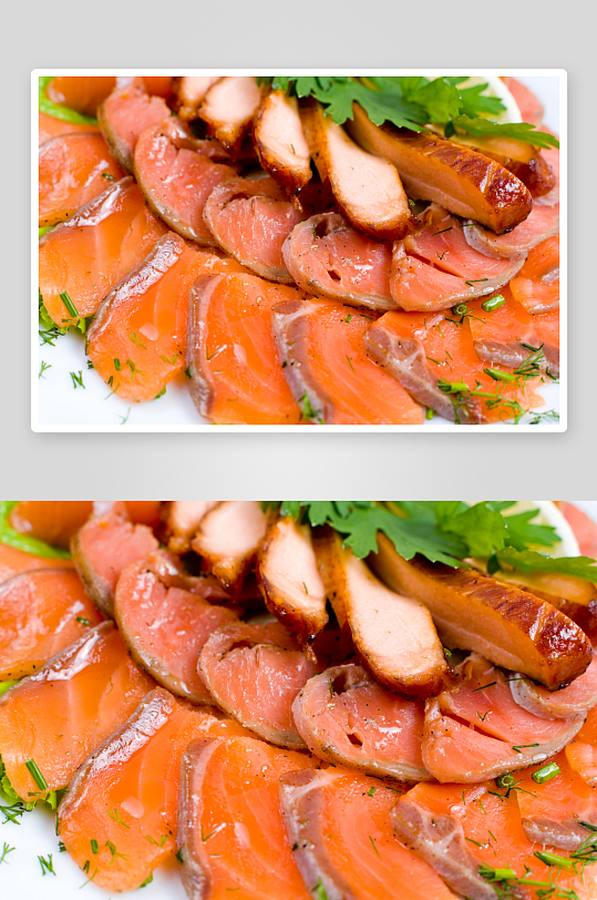 三文鱼美食高清图片素材-众图网