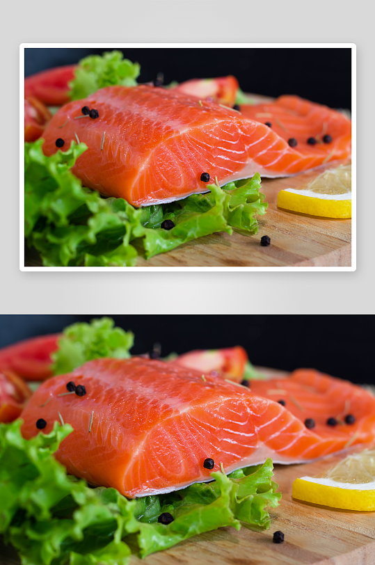 三文鱼美食图片素材-众图网