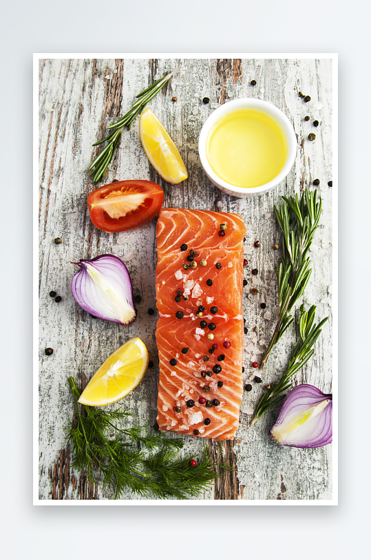 三文鱼美食高清图片-众图网