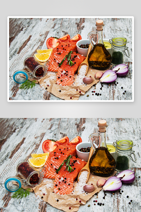 三文鱼美食高清图片-众图网