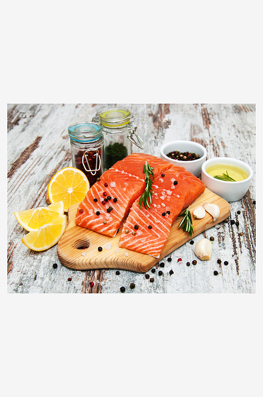 三文鱼美食高清图片-众图网