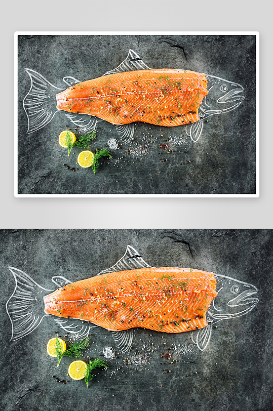 三文鱼高清图片素材-众图网