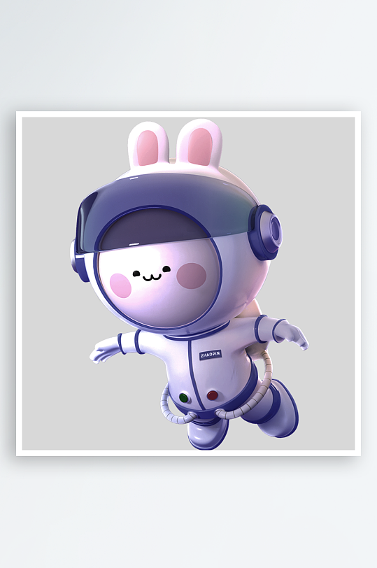 水彩3D人物免抠png图片素材-众图网