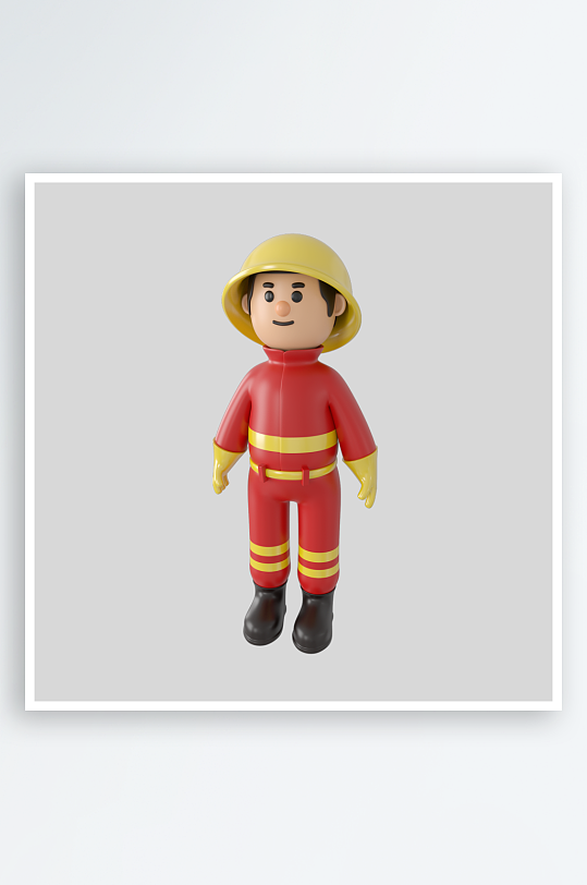 水彩3D人物免抠png图片-众图网