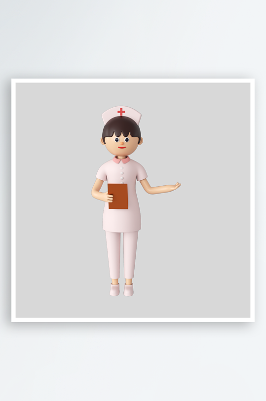 水彩3D人物免抠png图片-众图网