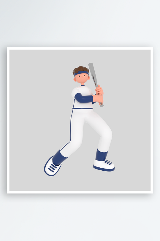 水彩3D人物免抠png图片素材-众图网