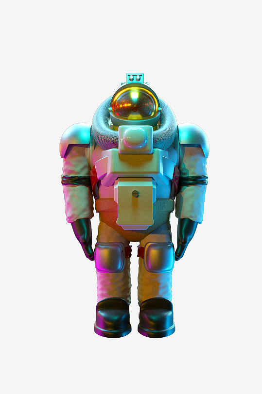 水彩3D人物免抠png图片-众图网