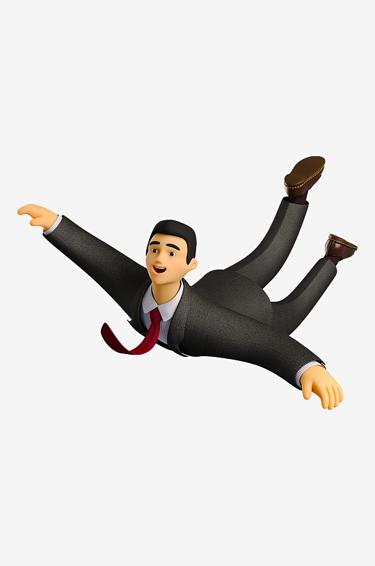 水彩3D人物免抠png图片素材-众图网