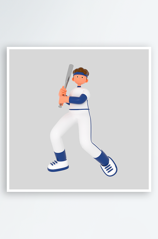 水彩3D人物png免抠图片-众图网