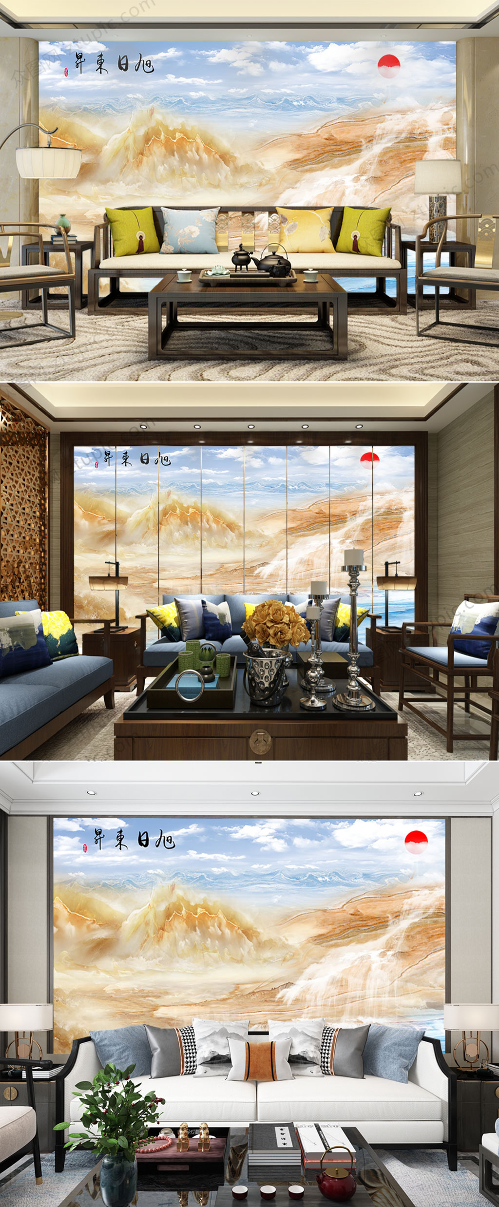 淡雅大理石纹理背景素材