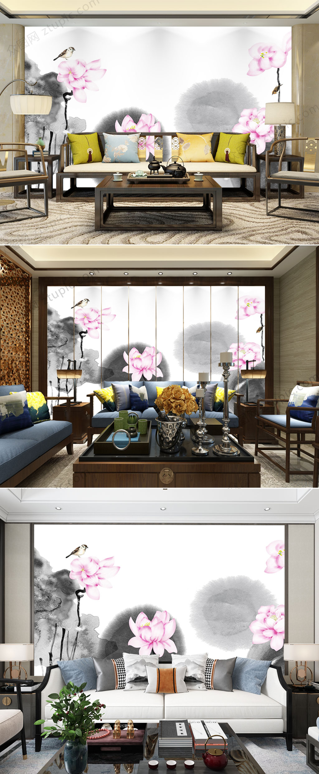 简约大气玉石背景墙素材