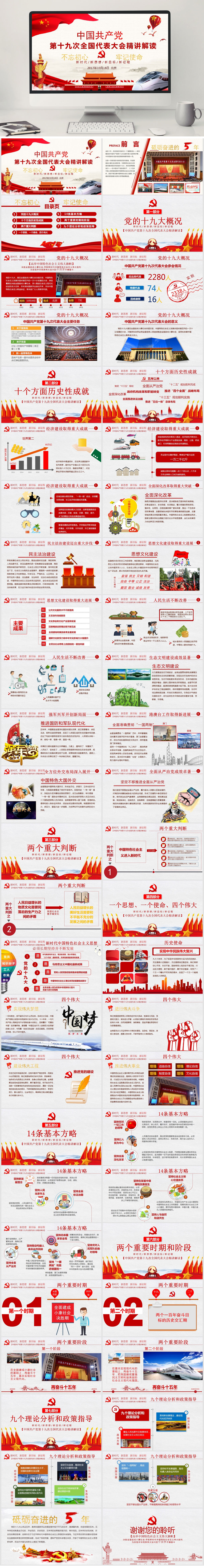 代表大会会议PPT素材