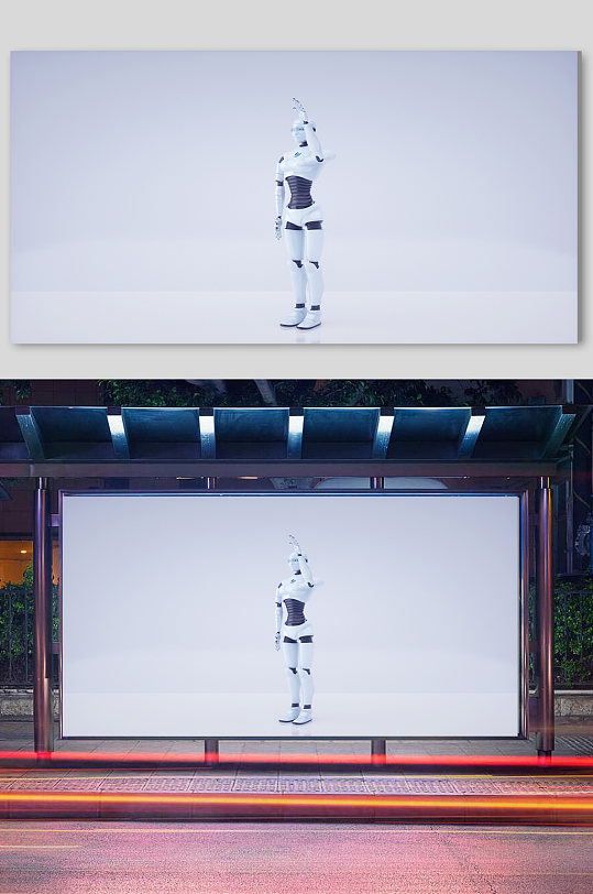 c4d立体5G模型场景企业-众图网