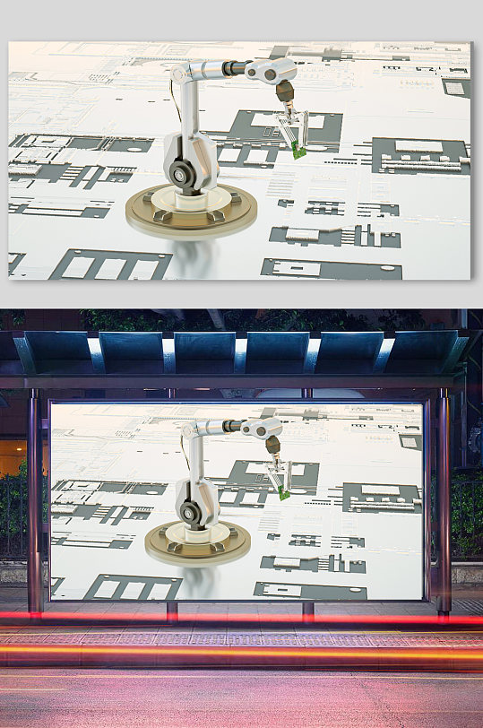 c4d电商3D场景立体模型企业建筑-众图网