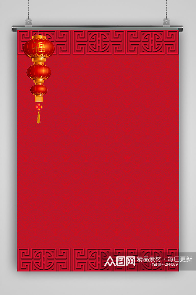 新年喜庆节日婚庆春节红色背景素材