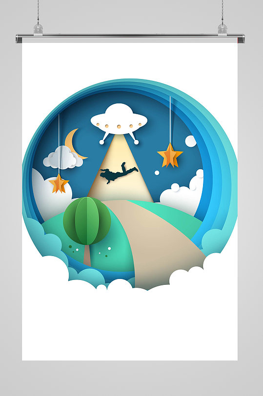 创意剪纸画 (15)