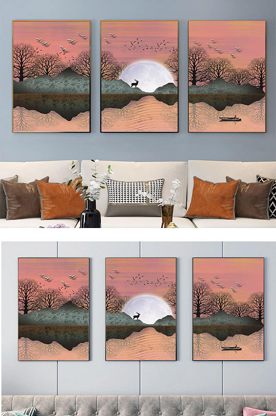 酒店装饰画 会所装饰画