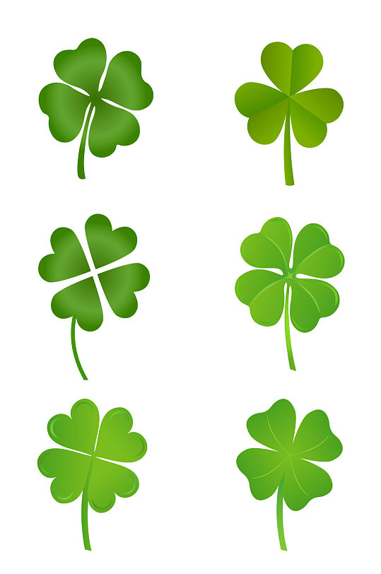 四叶草植物元素